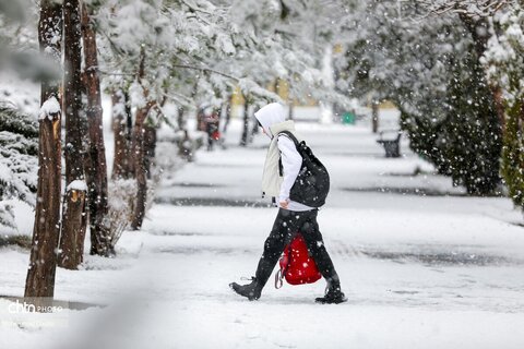 اردبیل سپید پوش شد
