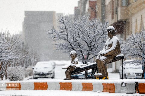 اردبیل سپید پوش شد