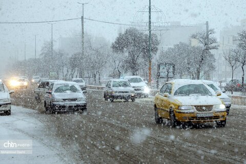 اردبیل سپید پوش شد