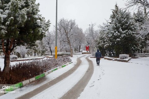 اردبیل سپید پوش شد