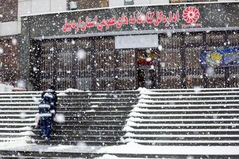 اردبیل سپید پوش شد