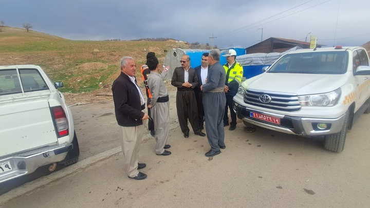 بازدید میدانی فرماندار جوانرود از روند آماده‌سازی خدمات نوروزی/ تأکید بر آمادگی کامل برای استقبال از مسافران