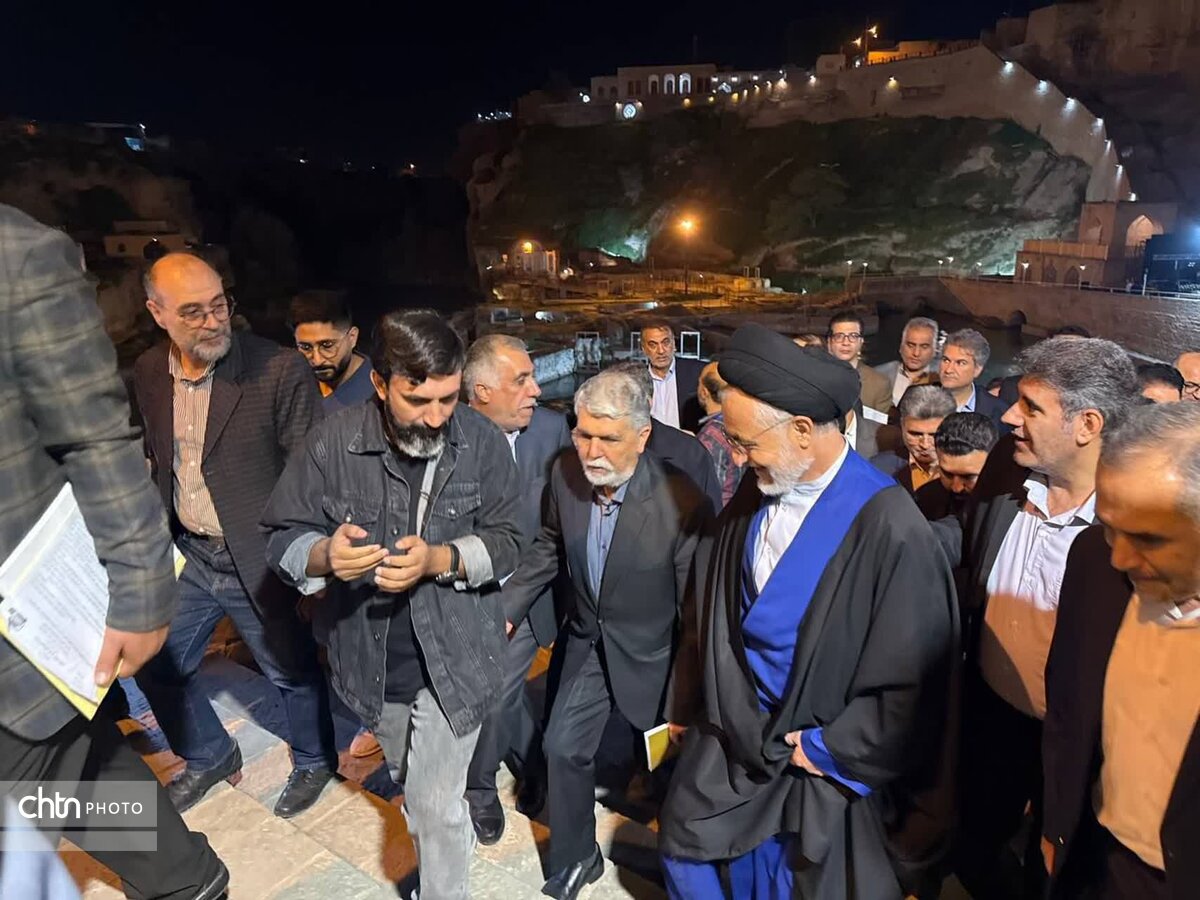 میراثجهانی شوشتر صحنه آغاز رویداد ملی هنرهای تجسمی فجر