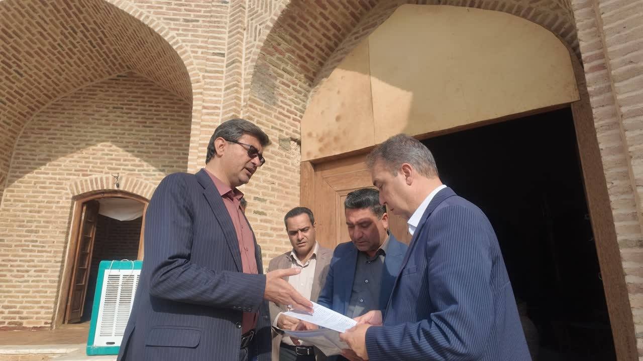 تقویت همکاری‌های بین‌دستگاهی برای حفاظت از قلعه و کاروانسرای تاریخی خرانق