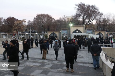 مراسم خودجوش سوگواری شهادت آیت الله خامنه‌ای در تبریز