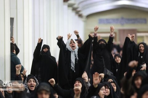 مراسم خودجوش سوگواری شهادت آیت الله خامنه‌ای در تبریز