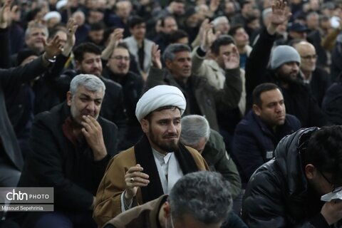 مراسم خودجوش سوگواری شهادت آیت الله خامنه‌ای در تبریز