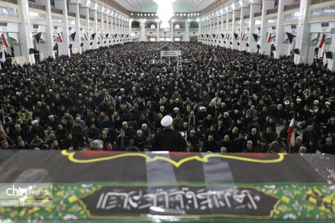 مراسم خودجوش سوگواری شهادت آیت الله خامنه‌ای در تبریز