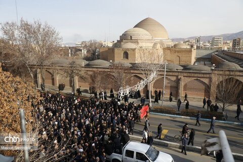 راهپیمایی عظیم مردم تبریز در سوگ رهبر انقلاب اسلامی و محکومیت جنایت بزرگ اسرائیل و آمریکا