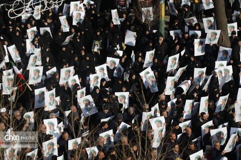 راهپیمایی عظیم مردم تبریز در سوگ رهبر انقلاب اسلامی و محکومیت جنایت بزرگ اسرائیل و آمریکا