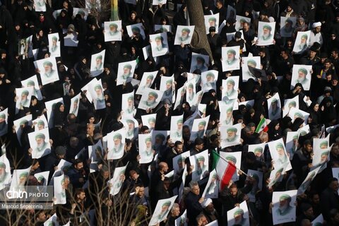 راهپیمایی عظیم مردم تبریز در سوگ رهبر انقلاب اسلامی و محکومیت جنایت بزرگ اسرائیل و آمریکا