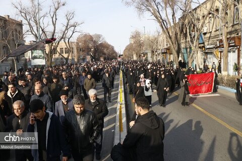 راهپیمایی عظیم مردم تبریز در سوگ رهبر انقلاب اسلامی و محکومیت جنایت بزرگ اسرائیل و آمریکا