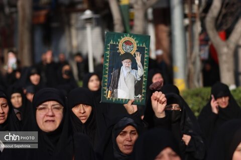 راهپیمایی عظیم مردم تبریز در سوگ رهبر انقلاب اسلامی و محکومیت جنایت بزرگ اسرائیل و آمریکا