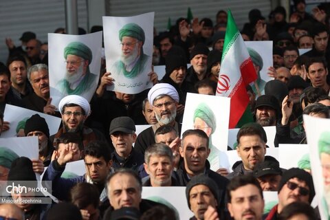 راهپیمایی عظیم مردم تبریز در سوگ رهبر انقلاب اسلامی و محکومیت جنایت بزرگ اسرائیل و آمریکا