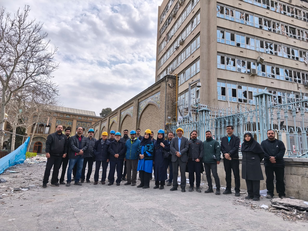 بازدید علی دارابی از کاخ گلستان/ بررسی اولیه میزان آسیب‌های حمله آمریکایی-صهیونیستی