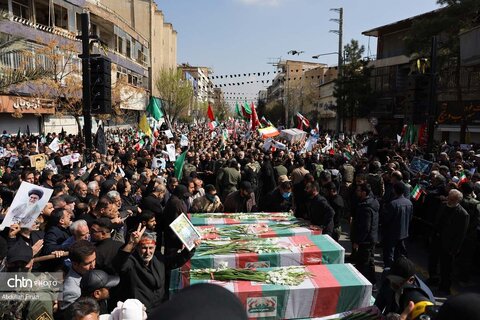 تشییع شهدای مدافع اقتدار وطن در شیراز