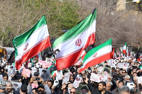 تشییع شهدای مدافع اقتدار وطن در شیراز