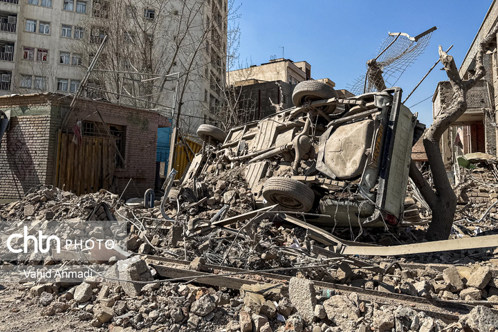 حمله آمریکا و رژیم صهیونیستی به منازل مسکونی و مدرسه در غرب تهران