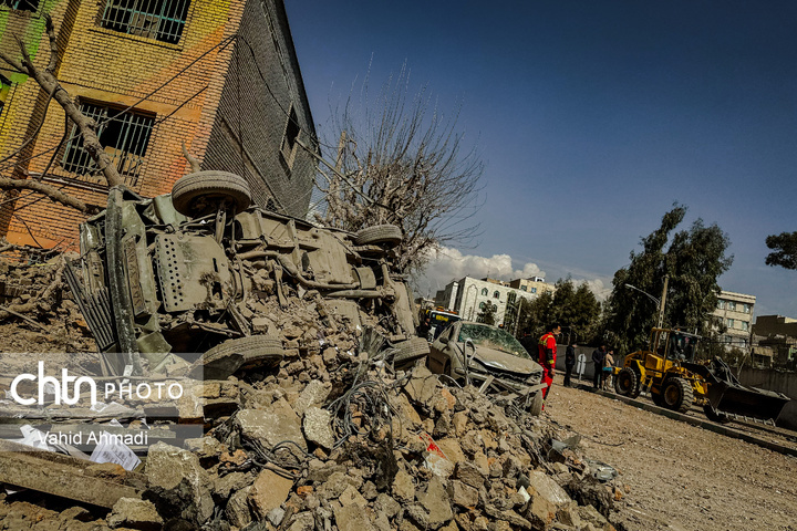 حمله آمریکا و رژیم صهیونیستی به منازل مسکونی و مدرسه در غرب تهران