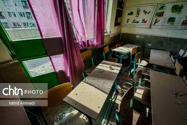 حمله آمریکا و رژیم صهیونیستی به منازل مسکونی و مدرسه در غرب تهران