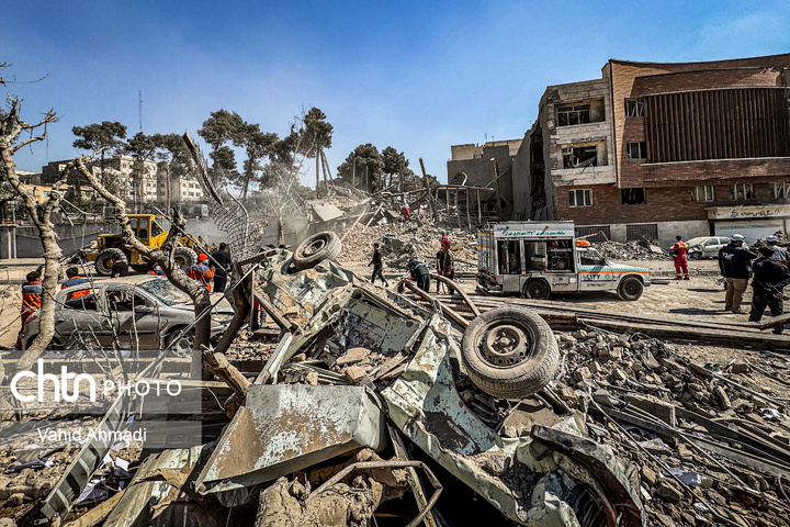 حمله آمریکا و رژیم صهیونیستی به منازل مسکونی و مدرسه در غرب تهران