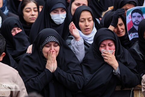 تشییع پیکر مطهر ۳ شهید حمله آمریکایی - صهیونی در اردبیل