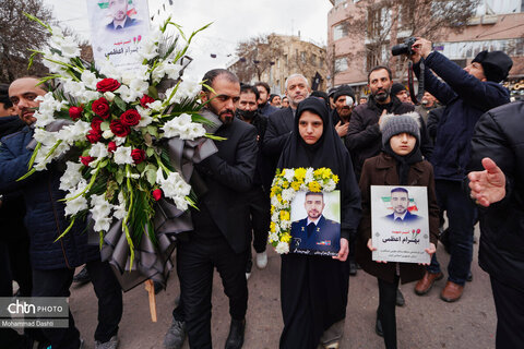 تشییع پیکر مطهر ۳ شهید حمله آمریکایی - صهیونی در اردبیل