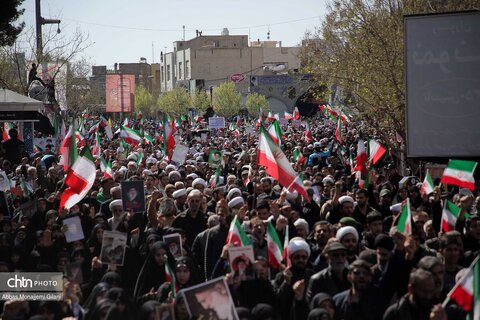 راهپیمایی مردم قم