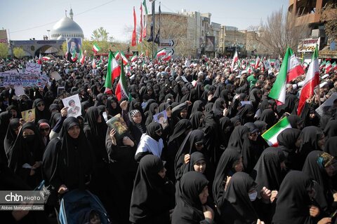 راهپیمایی مردم قم