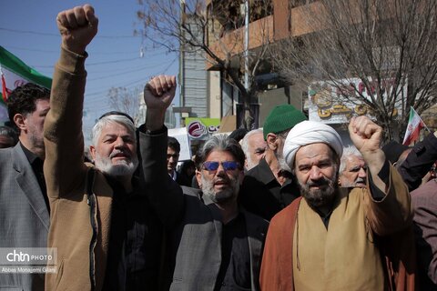 راهپیمایی مردم قم