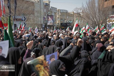 راهپیمایی مردم قم