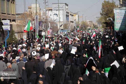 راهپیمایی مردم قم