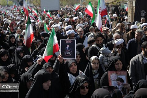 راهپیمایی مردم قم