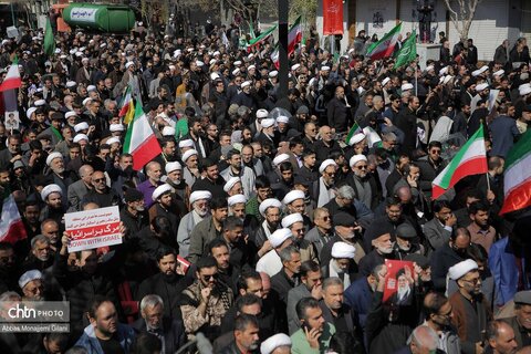 راهپیمایی مردم قم
