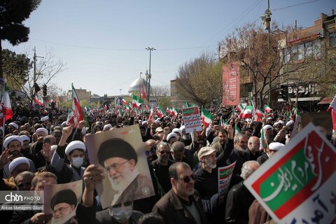 راهپیمایی مردم قم