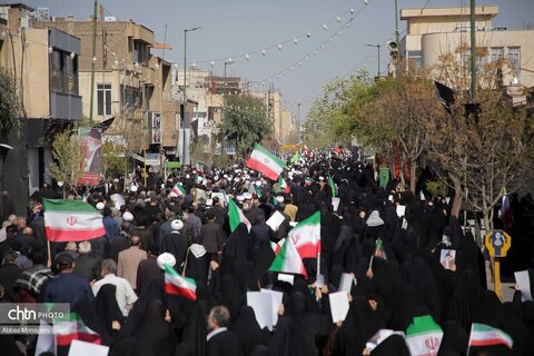 راهپیمایی مردم قم