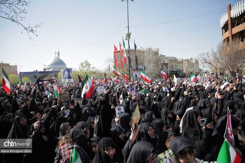 راهپیمایی مردم قم