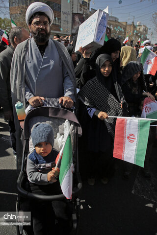 راهپیمایی مردم قم