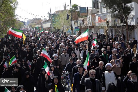 راهپیمایی مردم قم