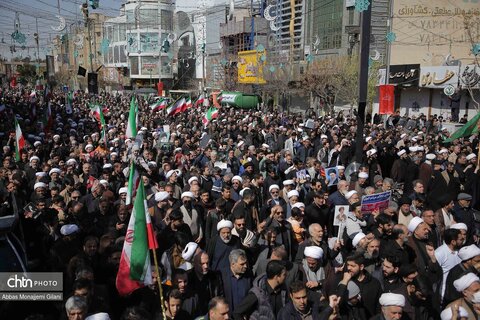 راهپیمایی مردم قم