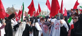 خروش بانوان ارومیه در تجدید میثاق با رهبر شهید امت