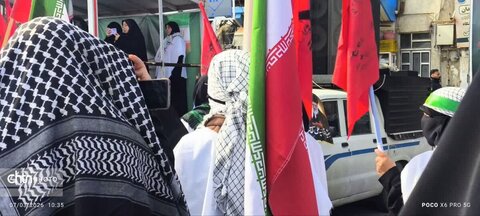 خروش بانوان ارومیه در تجدید میثاق با رهبر شهید