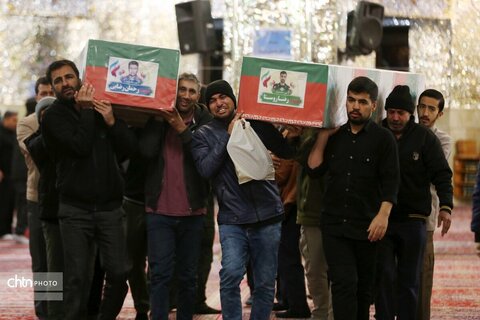 تشییع و وداع با شهدای در شیراز