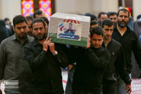 تشییع و وداع با شهدای در شیراز