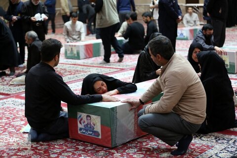 تشییع و وداع با شهدای در شیراز