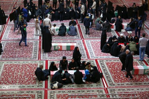 تشییع و وداع با شهدای در شیراز