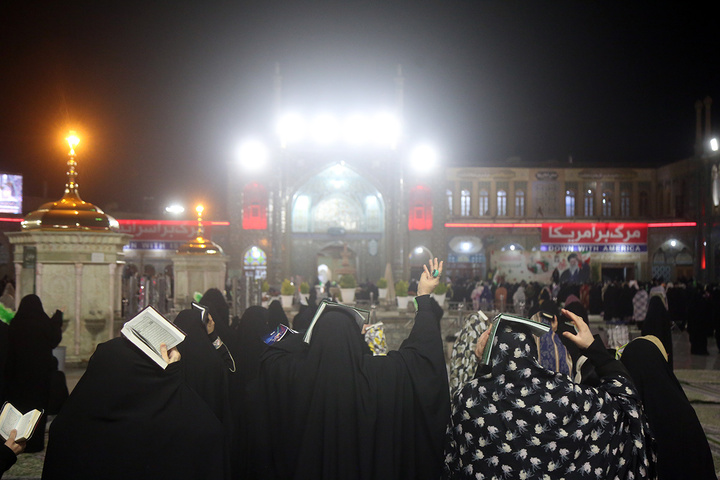برگزاری مراسم شب قدر در حرم مطهر حضرت معصومه(س)
