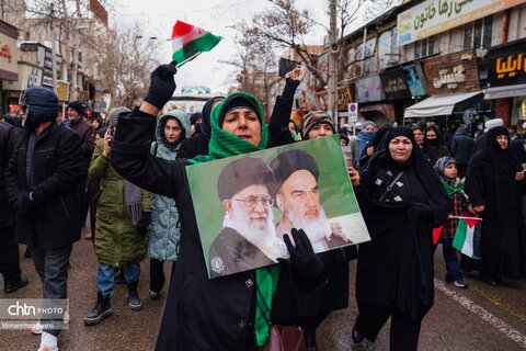 تشییع پیکر شهید «احمد لیالی مقدم» در اردبیل