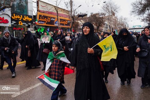 تشییع پیکر شهید «احمد لیالی مقدم» در اردبیل