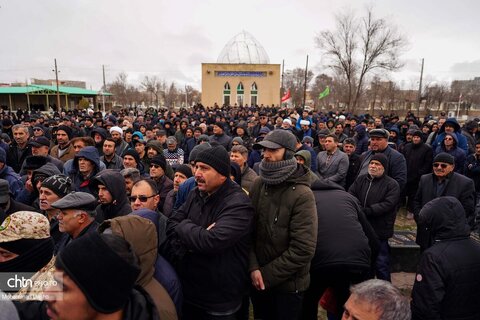 تشییع پیکر شهید «احمد لیالی مقدم» در اردبیل
